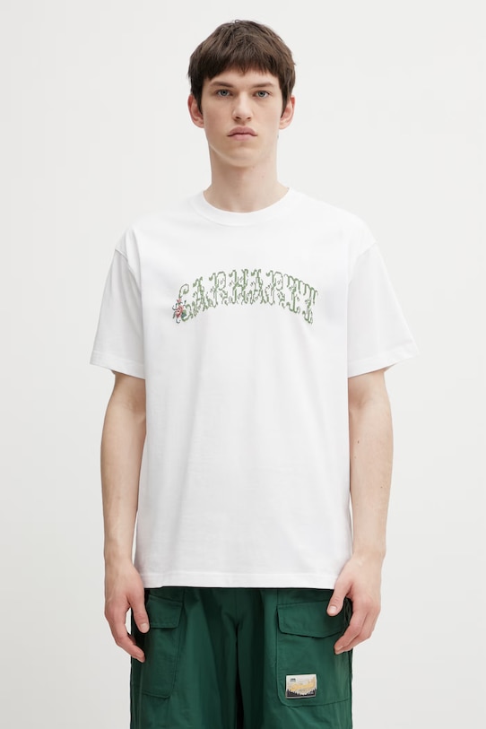 Carhartt WIP S/S Monogram T-Shirt футболка бавовняна чоловіча білий I036212.02XX