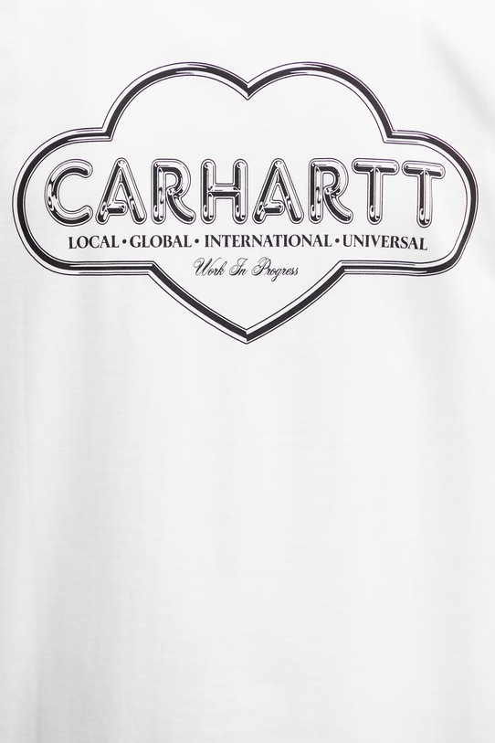 Carhartt WIP S/S Cloud Heart T-Shirt bawełniany męski biały I036244.02XX