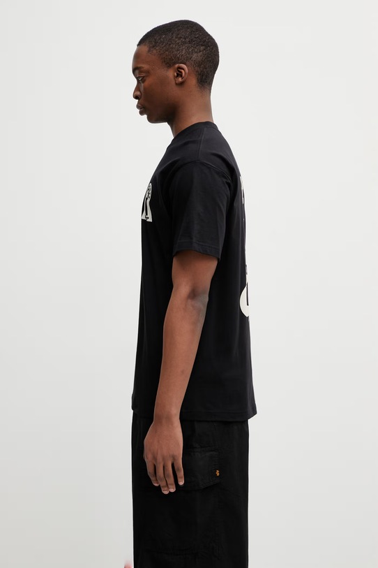 Carhartt WIP S/S Locked T-Shirt t-shirt bawełniany męski I036230.89XX czarny SS26