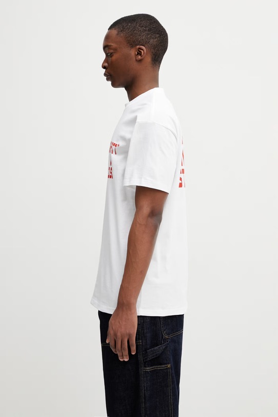 Carhartt WIP S/S Blocks T-Shirt t-shirt bawełniany męski I036231.02XX biały SS26