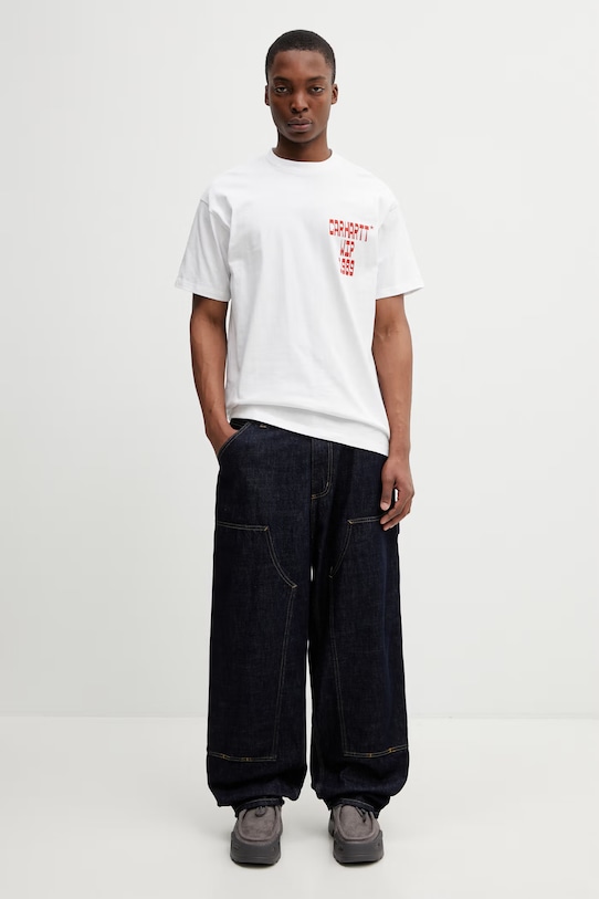Carhartt WIP S/S Blocks T-Shirt t-shirt bawełniany męski I036231.02XX biały