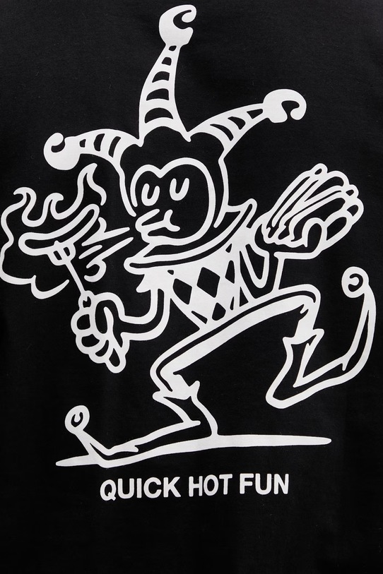 Carhartt WIP S/S Harlequin BBQ T-Shirt bawełniany męski czarny I036245.89XX