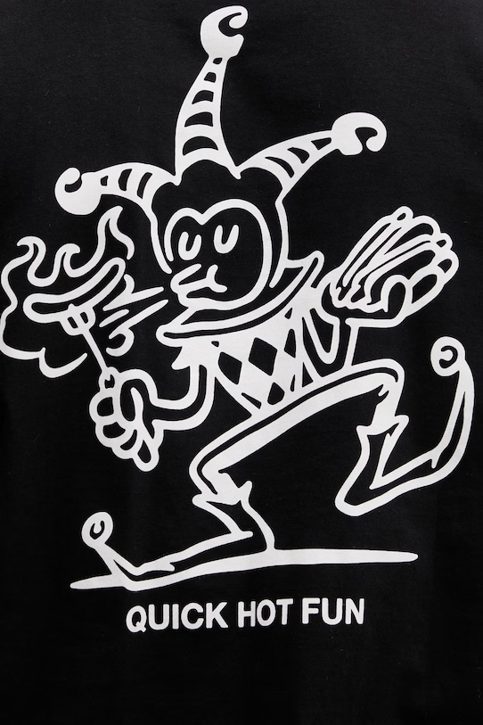 Carhartt WIP S/S Harlequin BBQ T-Shirt bawełniany męski czarny I036245.89XX