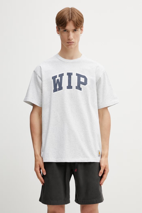 Carhartt WIP S/S WIP III T-Shirt cotton Men's gray I036193.48260