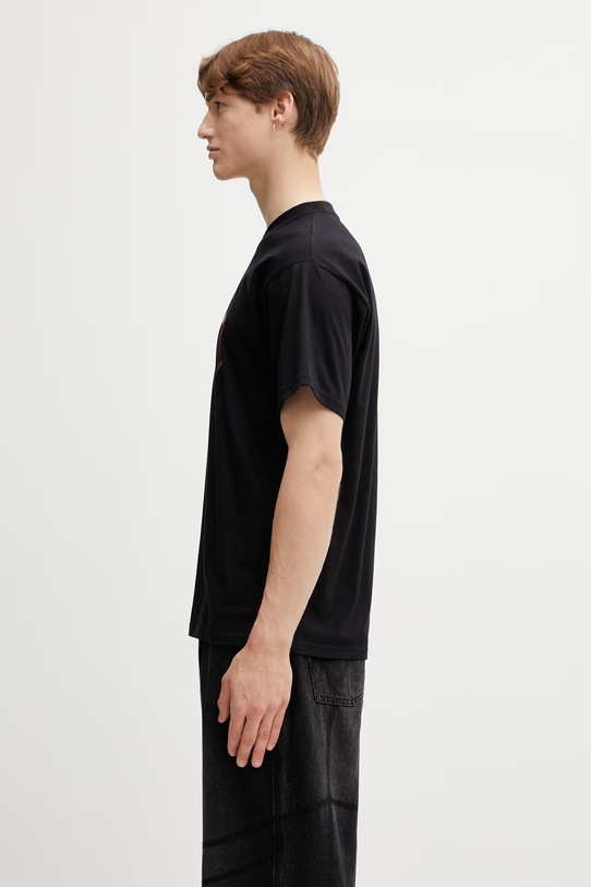 Carhartt WIP S/S Spoiled T-Shirt bawełniany męski I036260.89XX czarny SS26