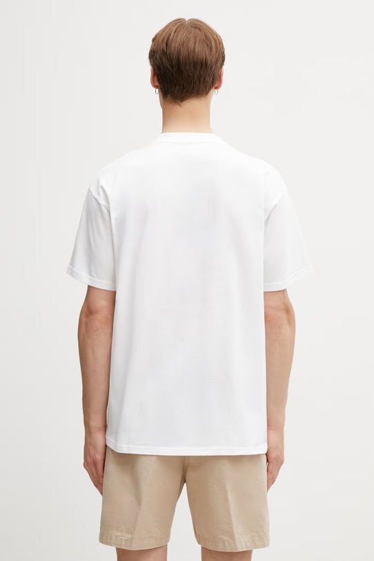 Odzież Carhartt WIP S/S Spoiled T-Shirt t-shirt bawełniany męski I036260.02XX biały