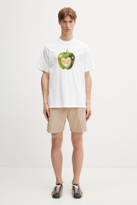 Carhartt WIP S/S Spoiled T-Shirt t-shirt bawełniany męski I036260.02XX biały