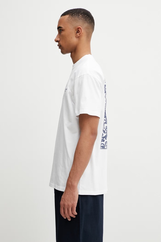 Carhartt WIP S/S Vestige T-Shirt bawełniany męski I036220.206 biały SS26
