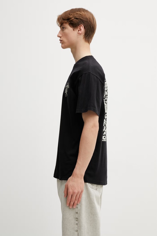 Carhartt WIP S/S Vestige T-Shirt bawełniany męski I036220.8906 czarny SS26
