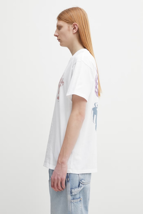 Carhartt WIP S/S Forma T-Shirt t-shirt bawełniany męski I036254.260 biały SS26