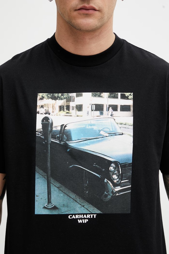 Carhartt WIP S/S Warm Views T-Shirt bawełniany męski czarny I036246.89XX