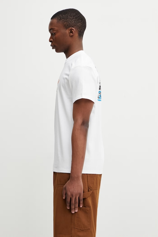 Carhartt WIP S/S Primary T-Shirt t-shirt bawełniany damski I036238.02XX biały SS26