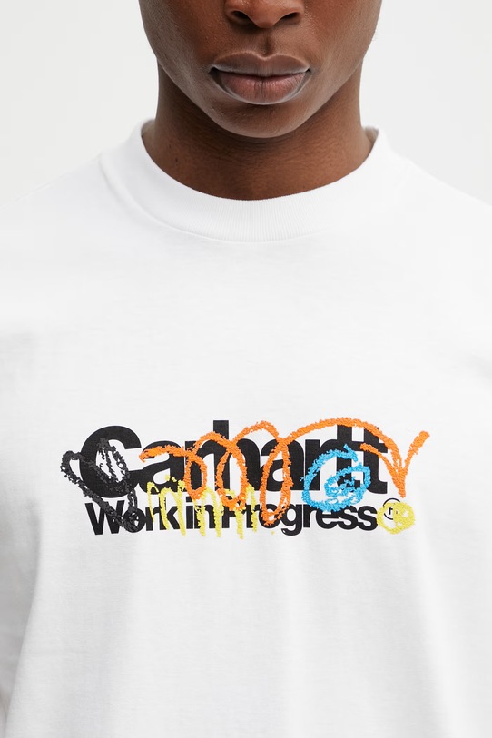 Carhartt WIP S/S Primary T-Shirt t-shirt bawełniany damski biały I036238.02XX