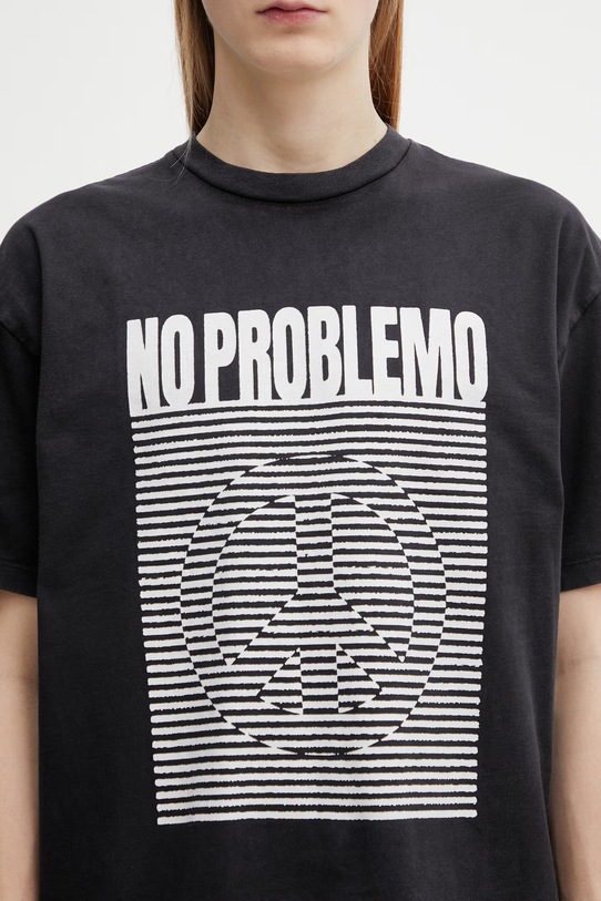 No Problemo Cnd Wave t-shirt bawełniany męski czarny NP6000405