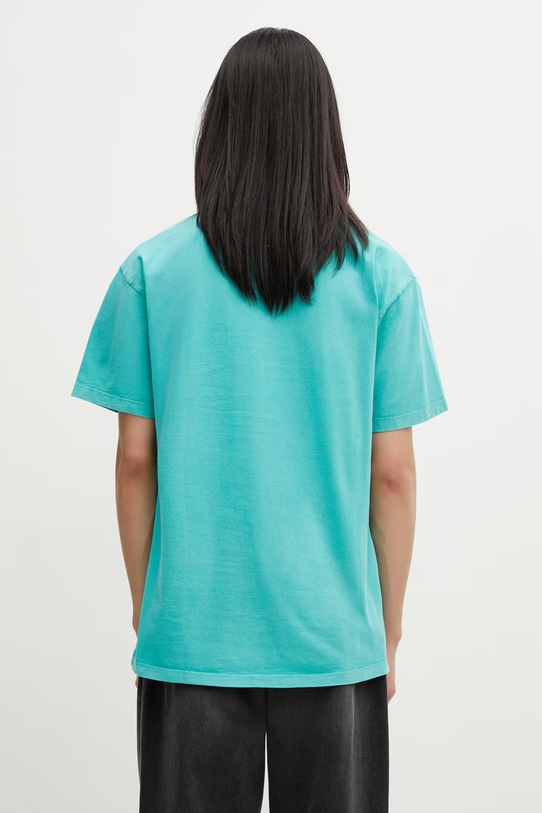 Odzież No Problemo Faded Mini Problemo t-shirt bawełniany męski NP6001705 turkusowy