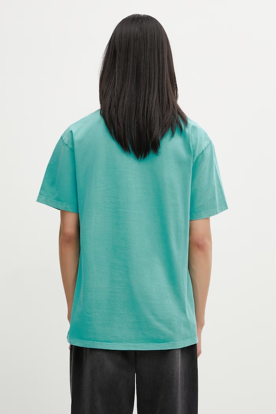 Odzież No Problemo Faded Mini Problemo t-shirt bawełniany męski NP6001705 turkusowy