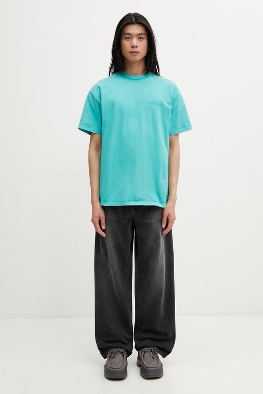 No Problemo Faded Mini Problemo t-shirt bawełniany męski NP6001705 turkusowy