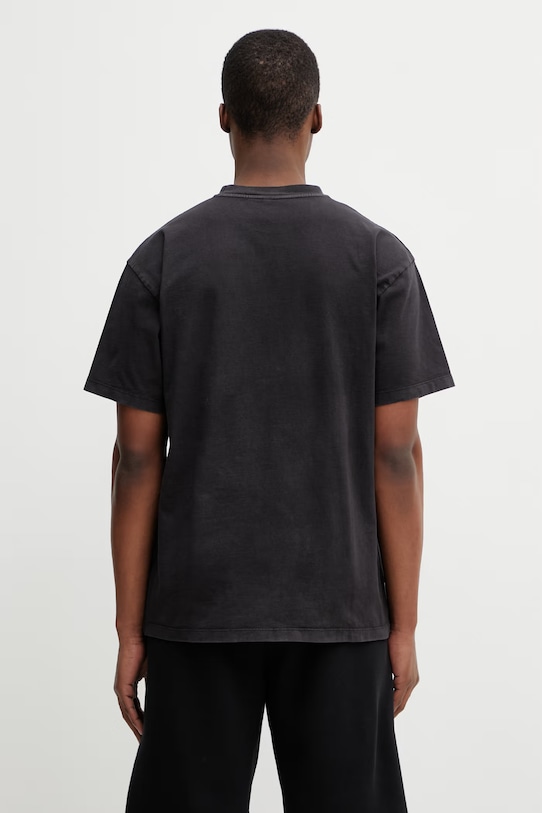 Odzież No Problemo Faded Mini Problemo t-shirt bawełniany męski NP6001705 czarny