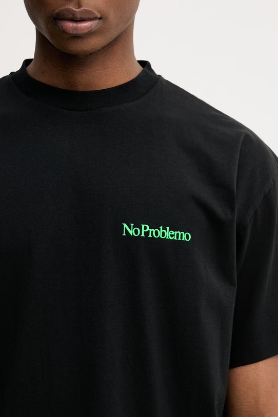 No Problemo Mini Problemo t-shirt bawełniany męski czarny NP6000905