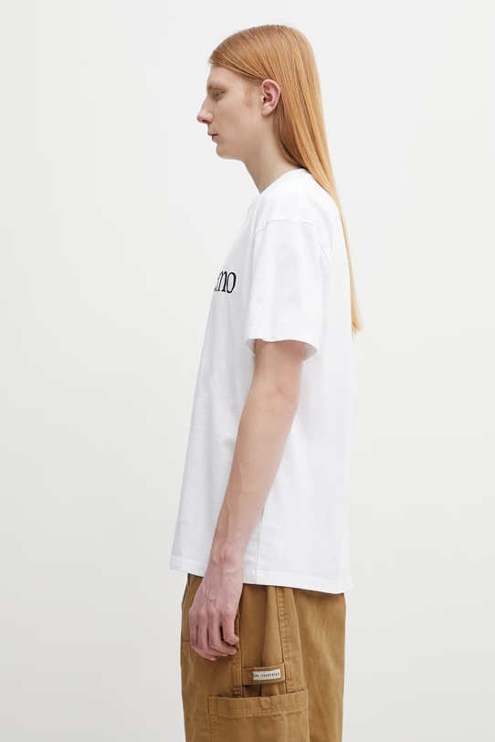 No Problemo t-shirt męski bawełniany NP6000205 biały SS26