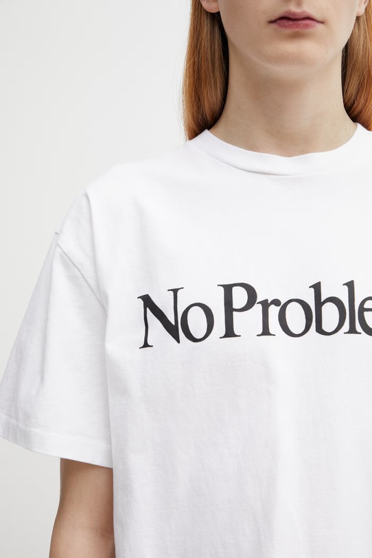No Problemo t-shirt męski bawełniany biały NP6000205