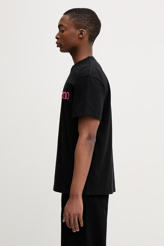 No Problemo t-shirt bawełniany męski NP6000205 czarny SS26