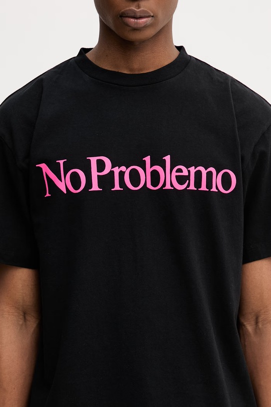 No Problemo t-shirt bawełniany męski czarny NP6000205