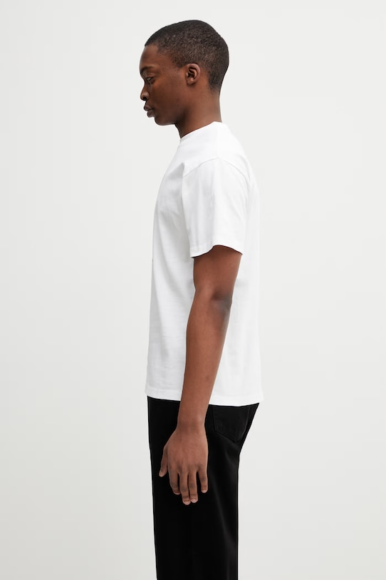 No Problemo Pill t-shirt bawełniany męski NP6001405 biały SS26