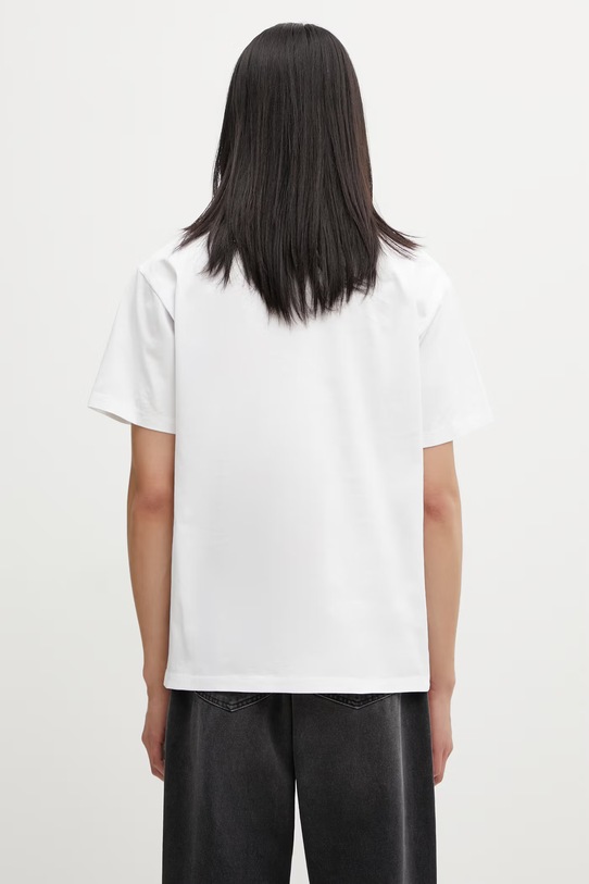 Odzież No Problemo Spiral t-shirt męski bawełniany NP6002605 biały