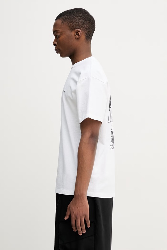 No Problemo Trip Advisor t-shirt bawełniany damski NP6000305 biały SS26