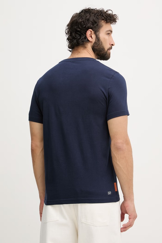 Odzież Lacoste T-shirt męski z bawełną TH8309 granatowy