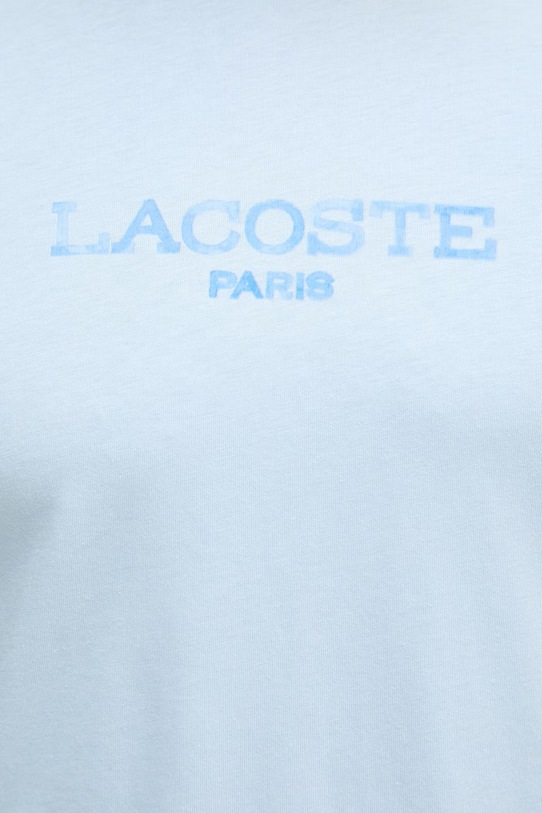 Lacoste T-shirt męski bawełniany TH1435 niebieski