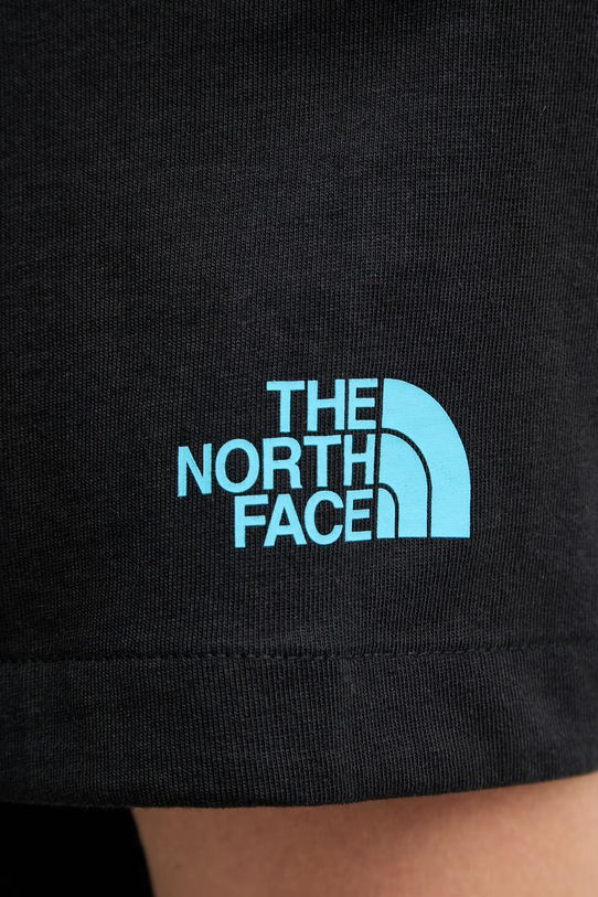 The North Face t-shirt Ανδρικό βαμβακερός DRIP LOGO NF0A8GABJK31 μαύρο