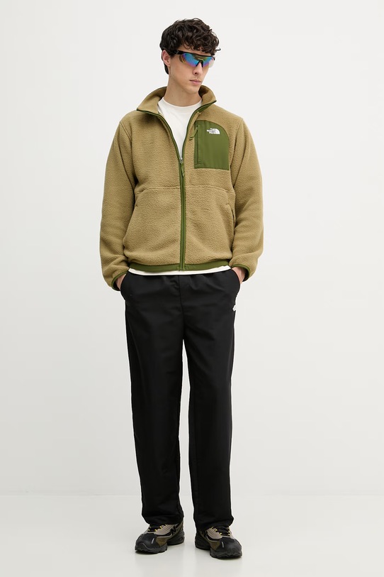 The North Face T-shirt męski bawełniany 1966 MOTION NF0A8GAHQLI1 beżowy SS26