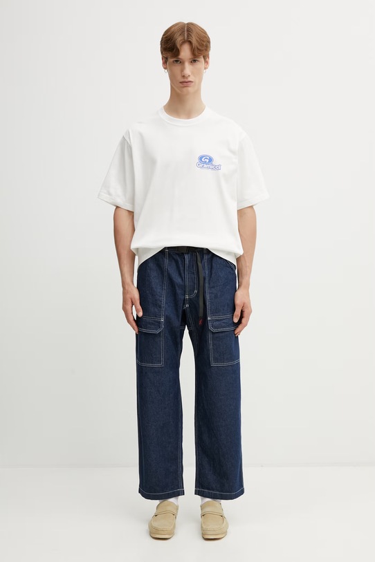 Gramicci ?82 TEE t-shirt basic męski bawełniany G6SU.T100. biały