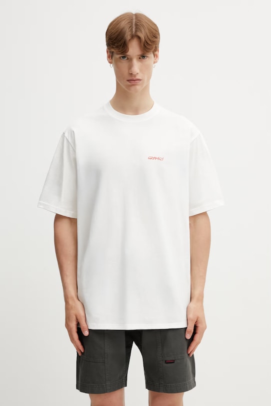 Gramicci ICE SCULPTURE TEE t-shirt męski bawełniany biały G6SU.T118.