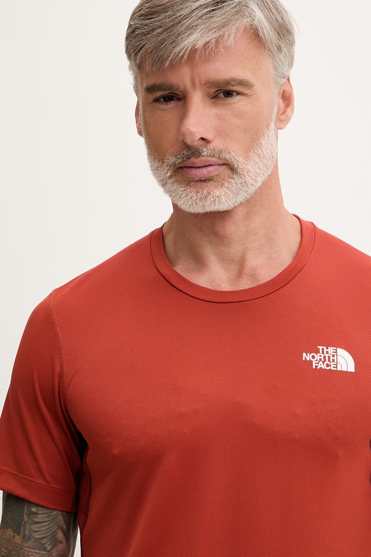 The North Face T-shirt treningowy męski LIGHTBRIGHT czerwony NF0A825OG6I1