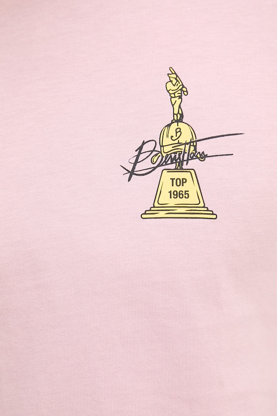 United Colors of Benetton tricou bărbătesc din bumbac 3MI5U10BL roz