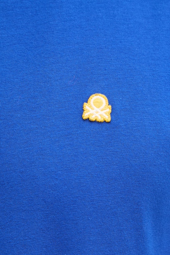 United Colors of Benetton T-shirt męski bawełniany 3MI5J1AF7. niebieski