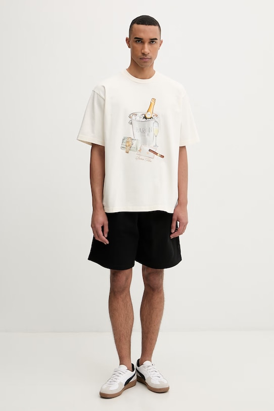 Baron Filou tričko pánske bavlnené BARON BEACH BILL 000015025 béžová SS26