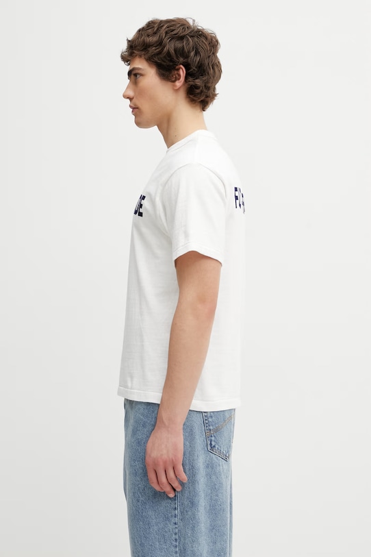 Human Made t-shirt bawełniany męski HM31TE012 biały SS26