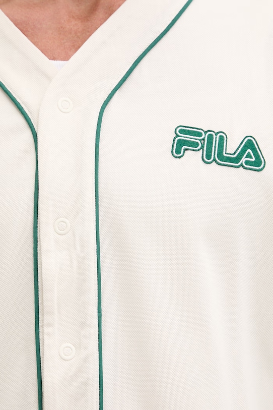 Fila koszula męska bawełniana STATUTO FAM1213 beżowy