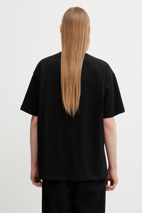 Odzież AAPE T-shirt męski bawełniany AAPTEM1640XXQ czarny