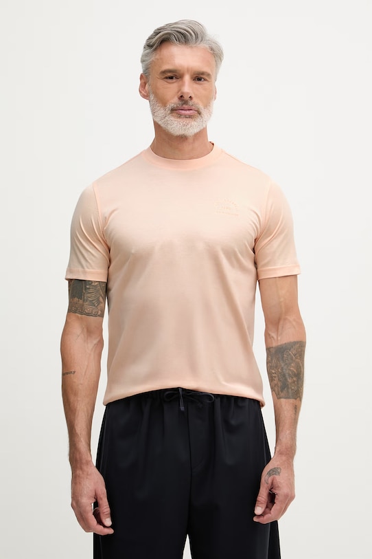 Karl Lagerfeld tričko pánské bavlněné oranžová 562200.755401