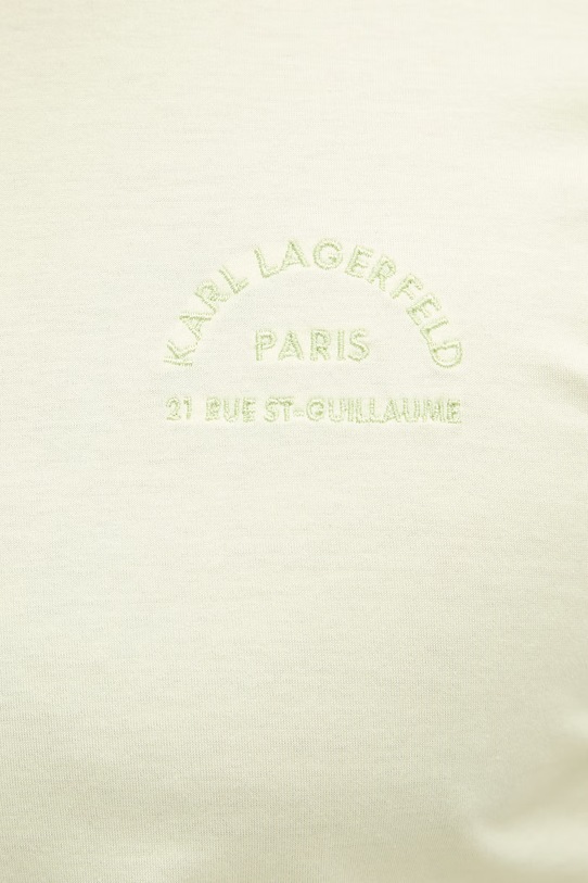 Karl Lagerfeld тениска мъжка от памук 562200.755401 зелен