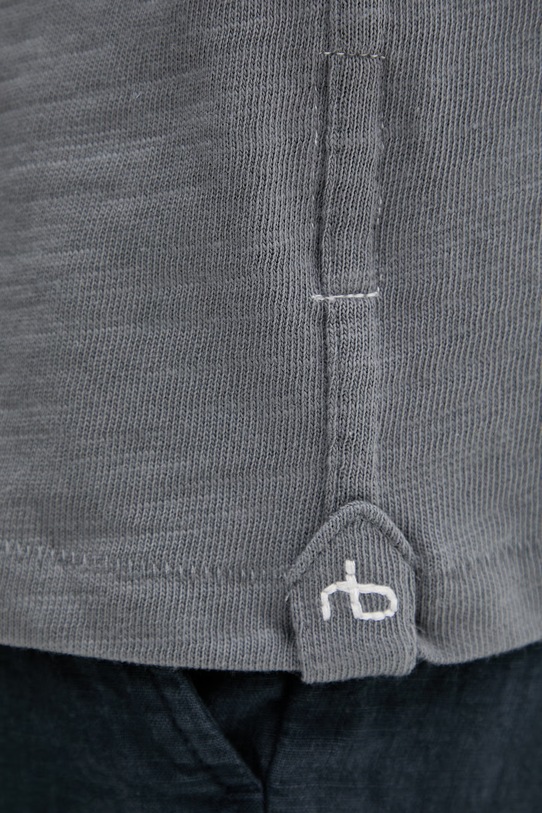 Rag & Bone T-shirt męski bawełniany RF3125FT2FM szary