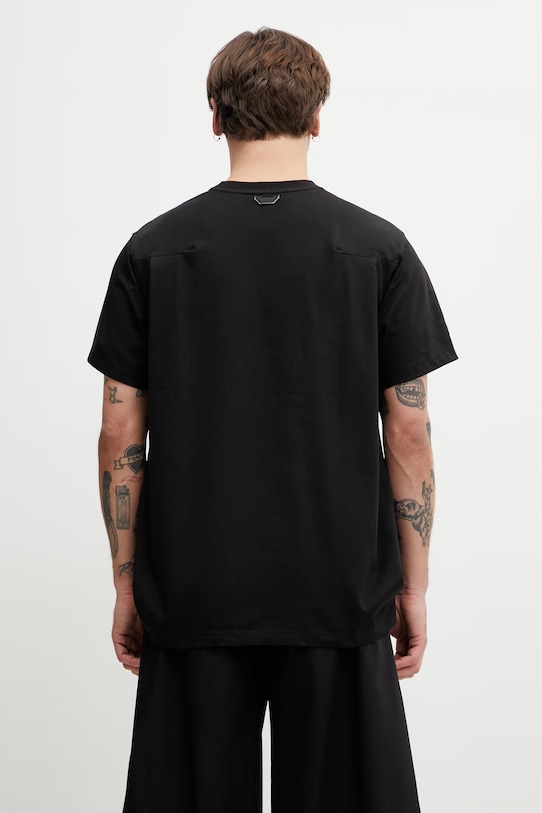 Oblečenie Ader Error tričko pánske s bavlnou BP01SSTS0104BK čierna