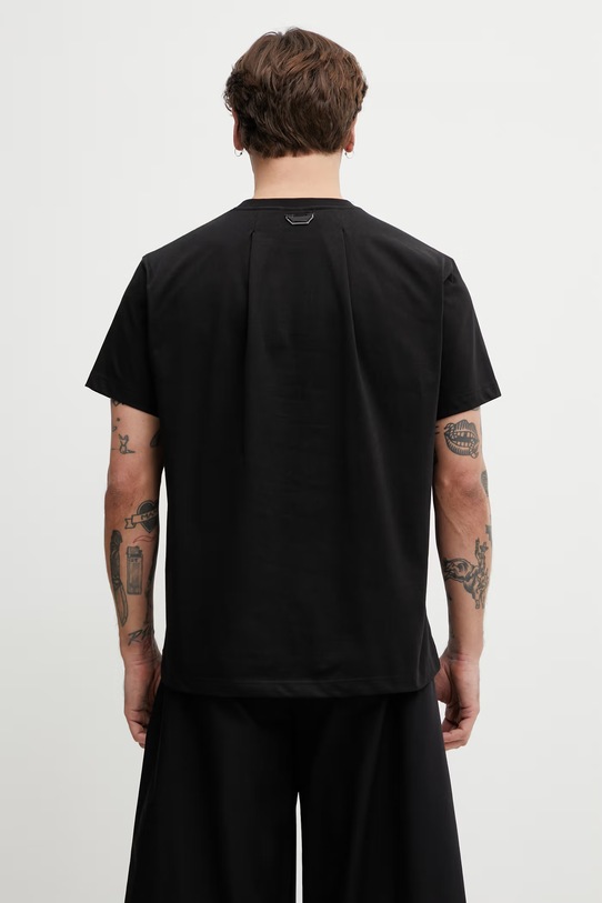 Oblečenie Ader Error tričko s bavlnou pánske BP01SSTS0106BK čierna