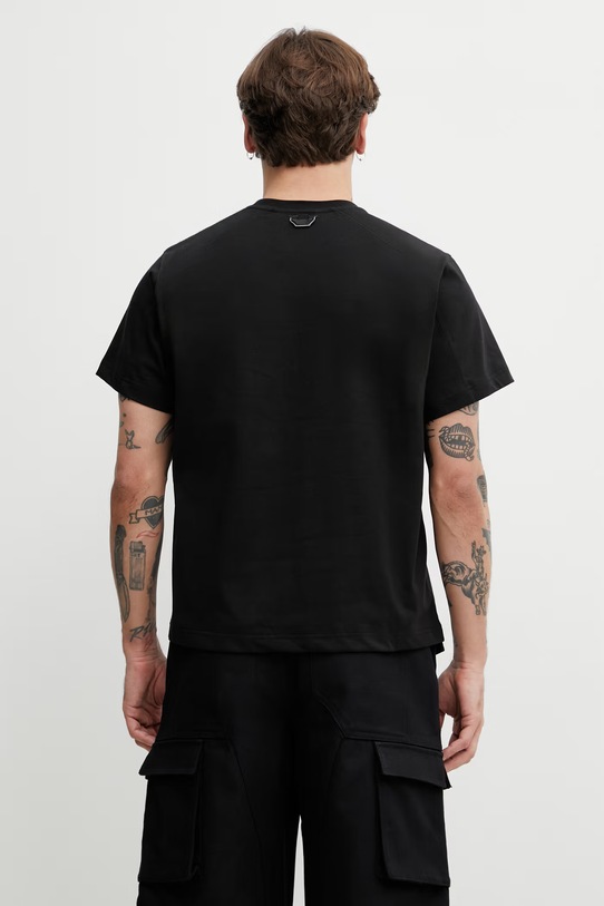 Odzież Ader Error T-shirt bawełniany męski BP01SSTS0109BK czarny