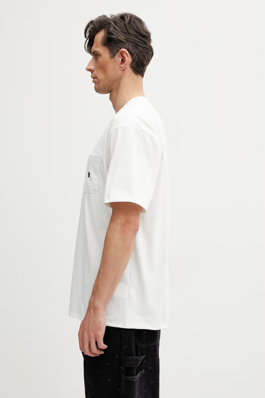 Needles t-shirt da uomo SX450 bianco SS26